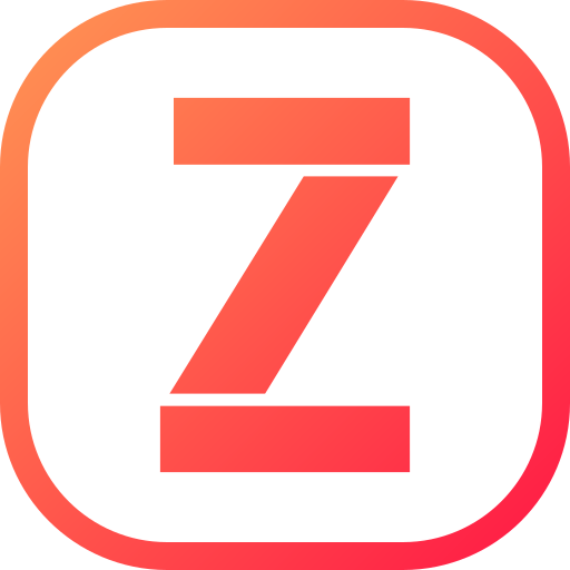 문자 z Generic gradient fill icon