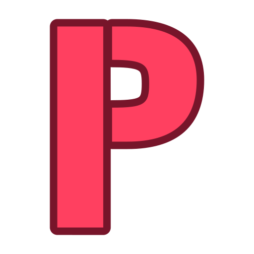 Letter p Generic color lineal-color icon