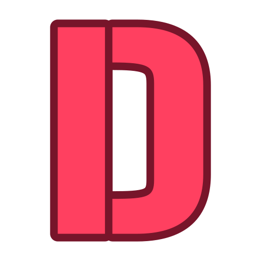 Letter d Generic color lineal-color icon