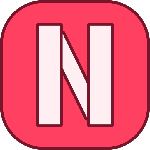 letra n Generic color lineal-color icono