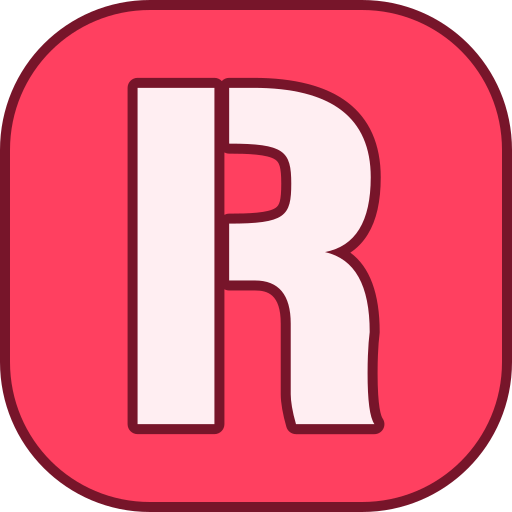 문자 r Generic color lineal-color icon