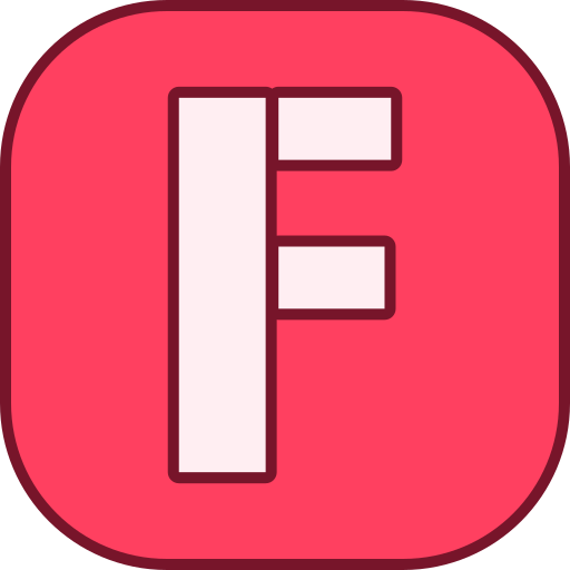 文字f Generic color lineal-color icon