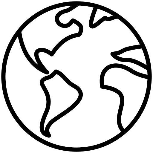 global Generic black outline icon