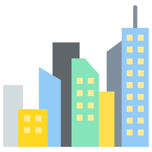 Cityscape Generic color fill icon