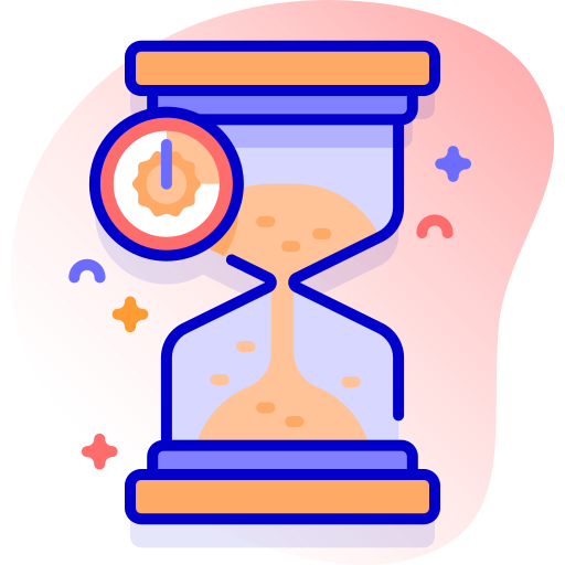 Sand clock Special Ungravity Lineal color icon