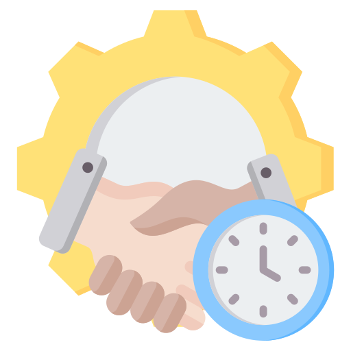 Part time job Generic color fill icon