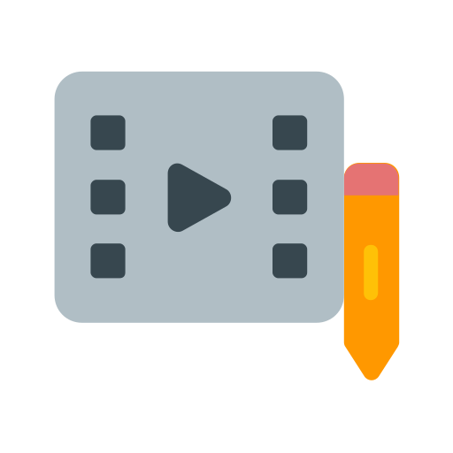 videobearbeitung Generic color fill icon