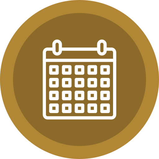 kalender Generic color fill icon