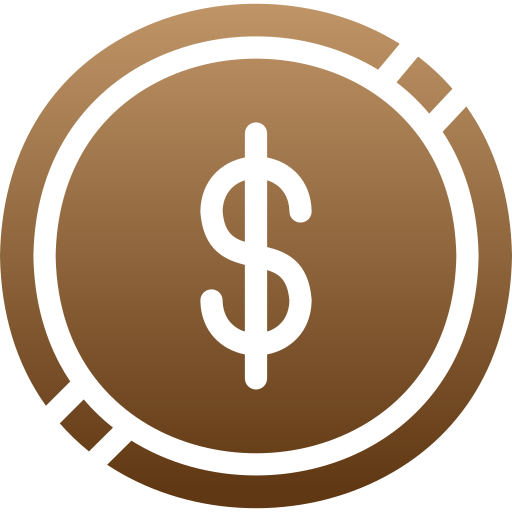 Coin Generic gradient fill icon