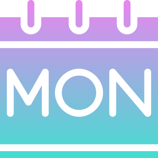 Monday Generic gradient fill icon