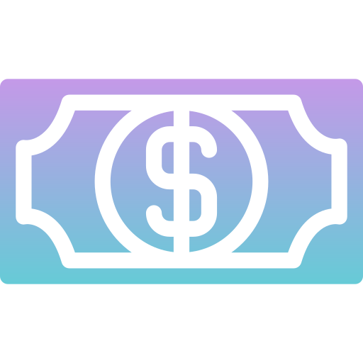 Dollar bill Generic gradient fill icon