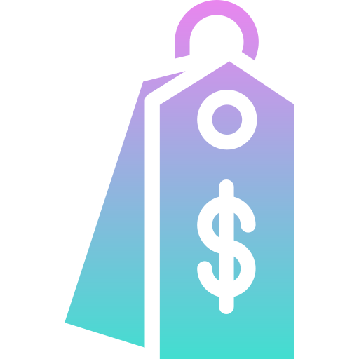 Price tag Generic gradient fill icon