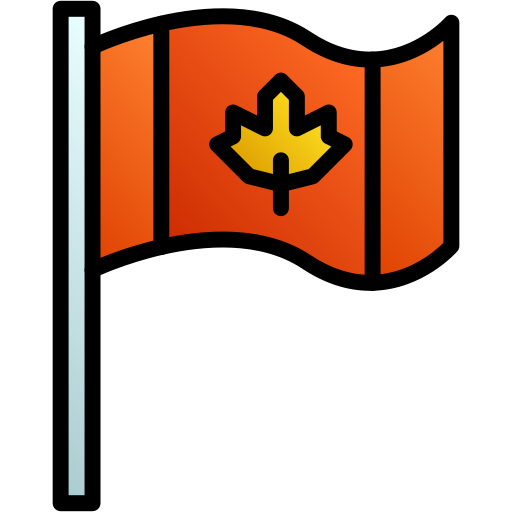 bandera Generic gradient lineal-color icono