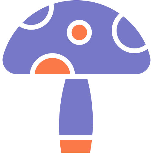 キノコ Generic color fill icon