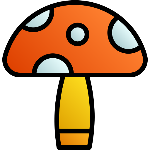 Mushroom Generic gradient lineal-color icon