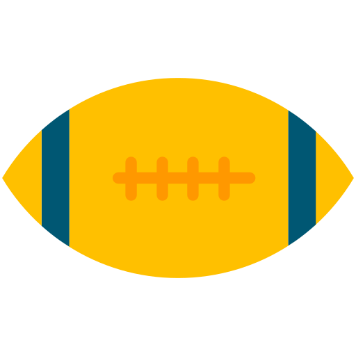 Rugby Generic color fill icon