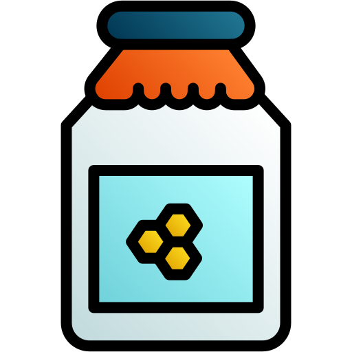 蜂蜜の瓶 Generic gradient lineal-color icon
