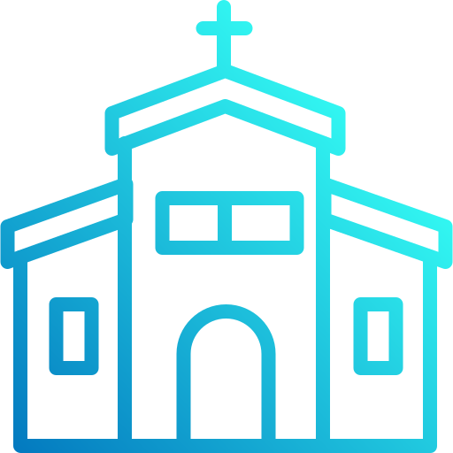 iglesia Generic gradient outline icono