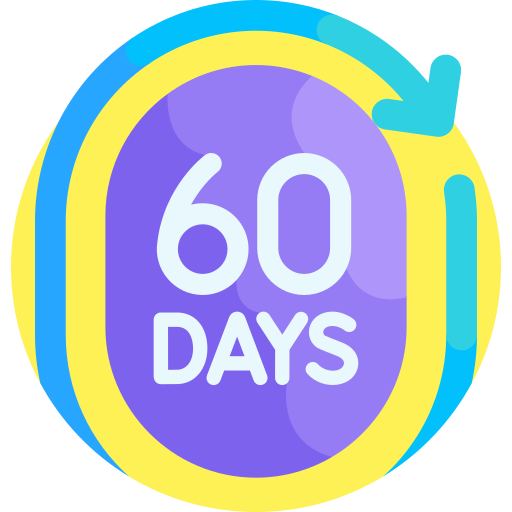 60 días Detailed Flat Circular Flat icono