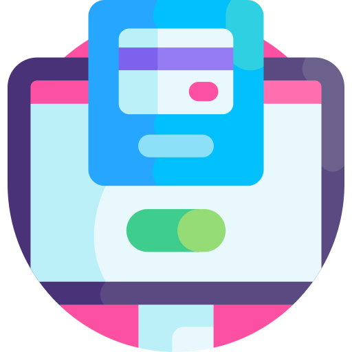 Online payment Detailed Flat Circular Flat icon