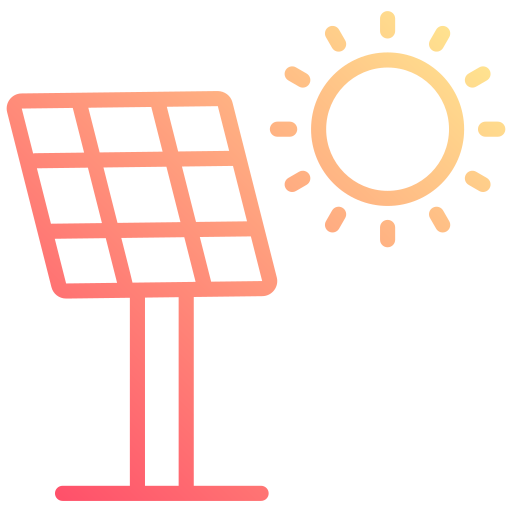 太陽光エネルギー Generic gradient outline icon