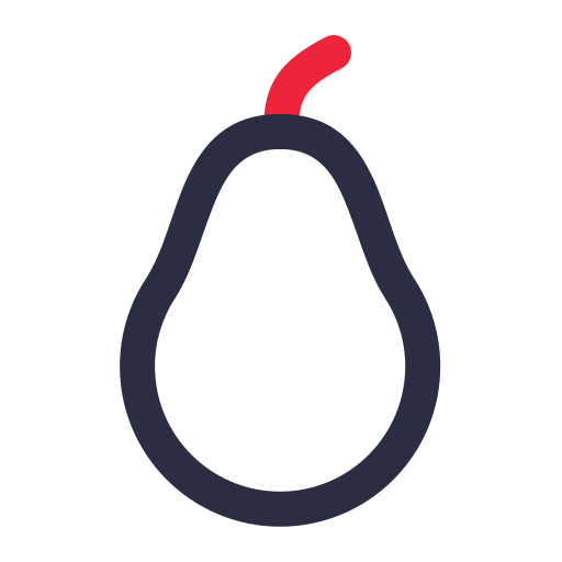 Pear Generic color outline icon