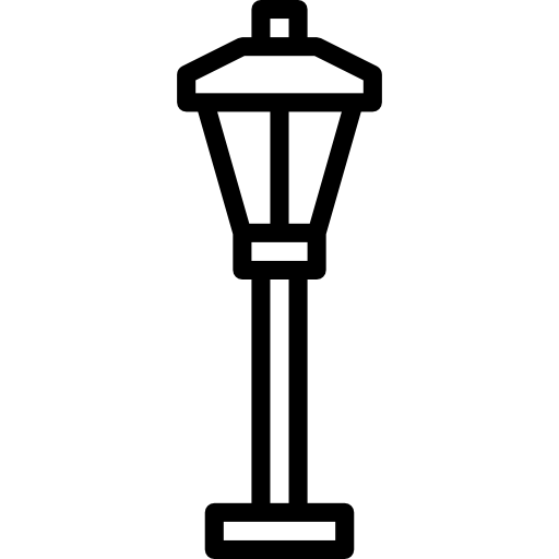 Фонарный столб itim2101 Lineal иконка