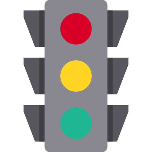 semáforo itim2101 Flat icono