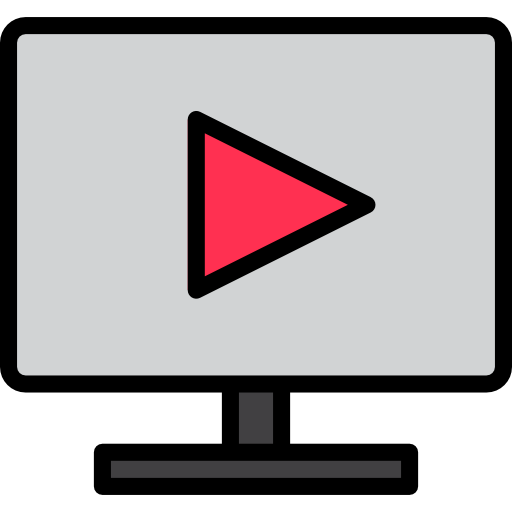 Видео-плеер srip Lineal Color иконка