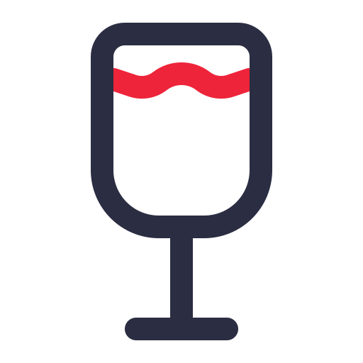 wijnglas Generic color outline icoon