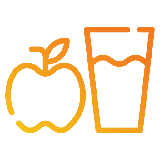 яблочный сок Generic gradient outline иконка