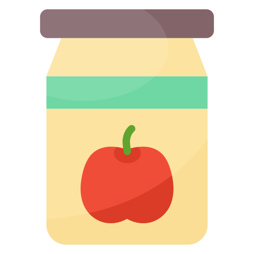 mermelada de manzana Generic color fill icono