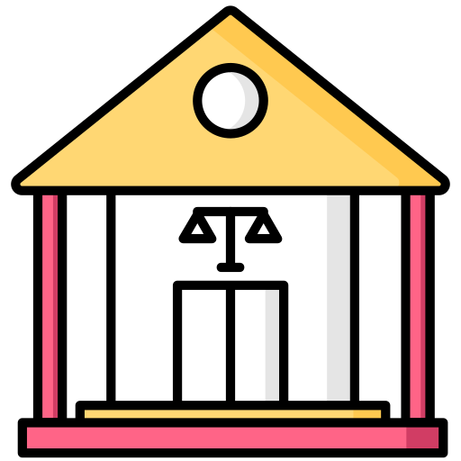 Courtroom Generic color lineal-color icon