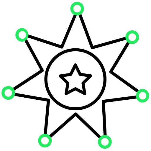 polizeiabzeichen Generic color outline icon