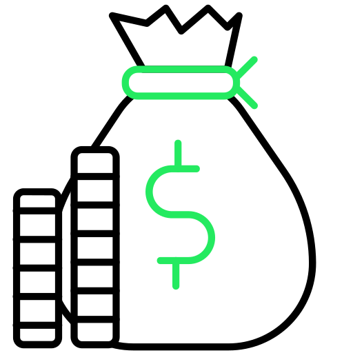 Money bag Generic color outline icon