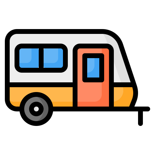 caravan Generic color lineal-color icoon