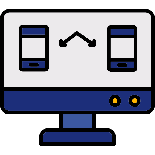 Data transfer Generic color lineal-color icon