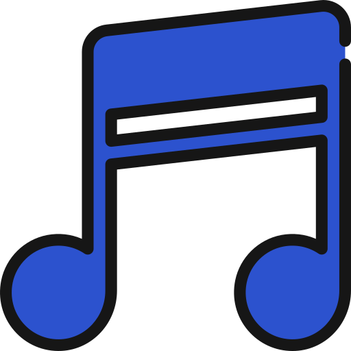 Music note Juicy Fish Soft-fill icon
