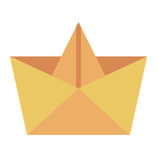 紙の船 Generic color fill icon