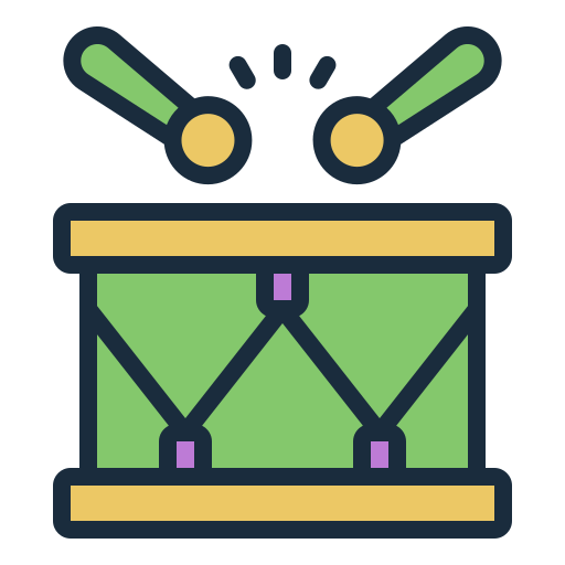 trommel Generic color lineal-color icon