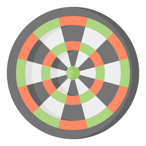 Dartboard Generic color fill icon