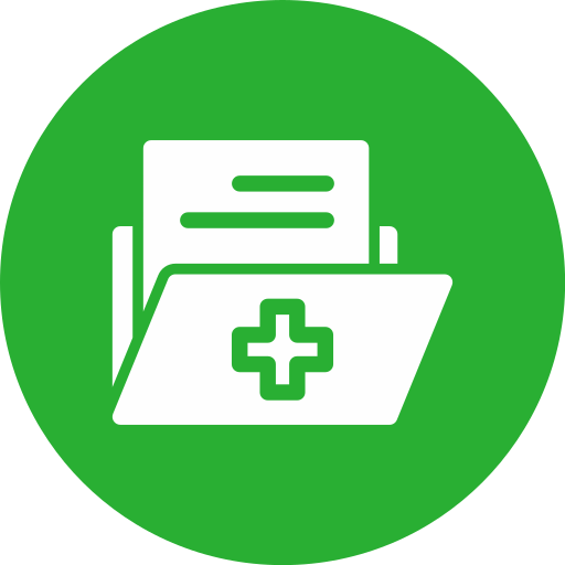 Medical history Generic color fill icon