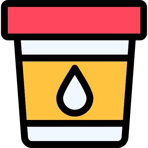 소변 샘플 Generic color lineal-color icon