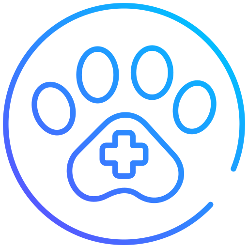 veterinair Generic gradient outline icoon