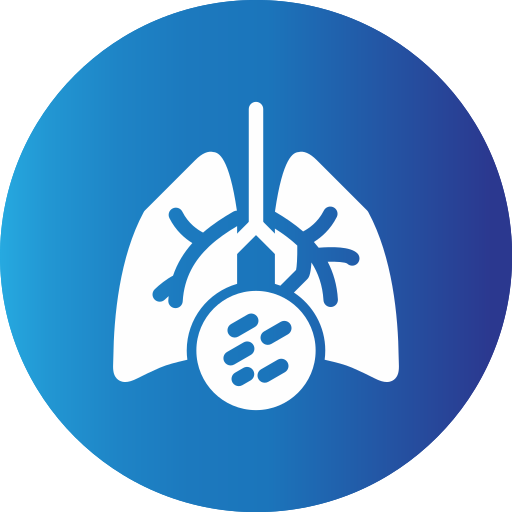 cancro ai polmoni Generic gradient fill icona