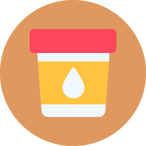 Urine sample Generic color fill icon