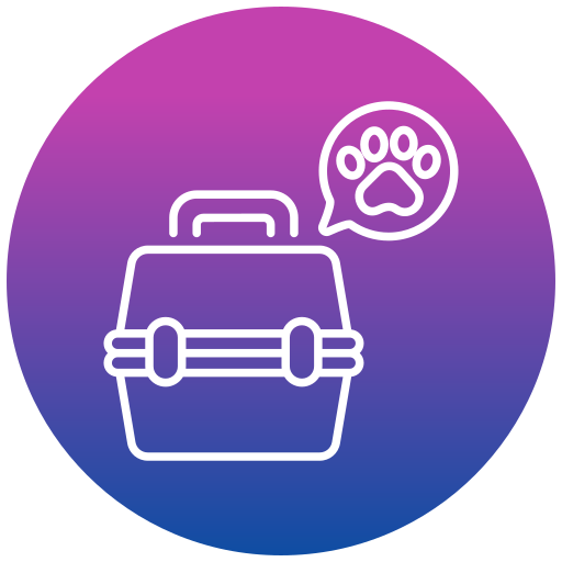 transportador de mascotas Generic gradient fill icono