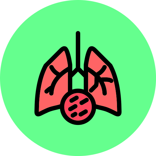 肺癌 Generic color lineal-color icon