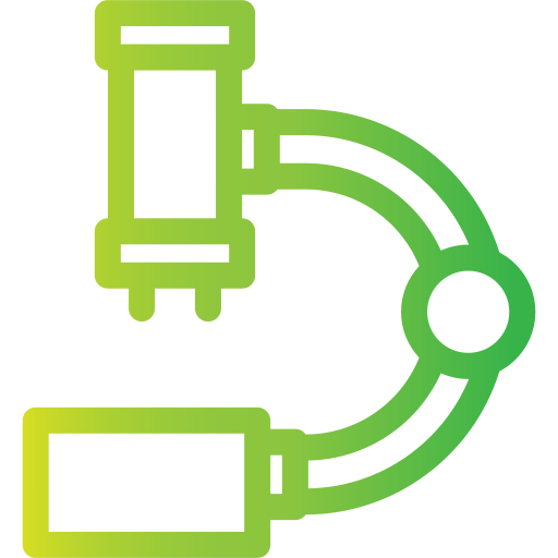 microscopio Generic gradient outline icona