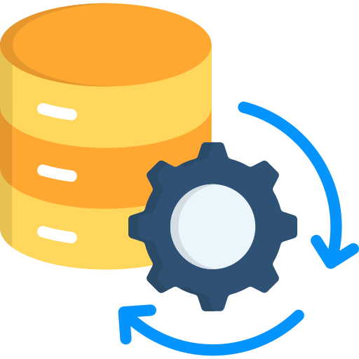 procesamiento de datos Generic color fill icono